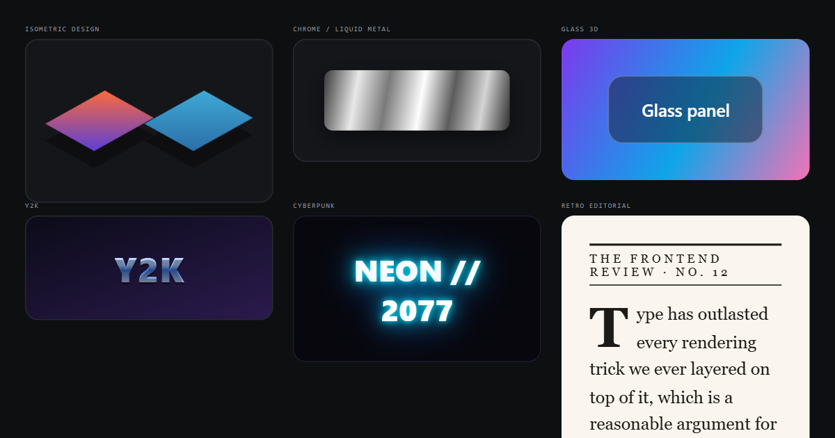 Cover for UI Design Trends 2026, Part 2: 3D Effects and Retro Revivals